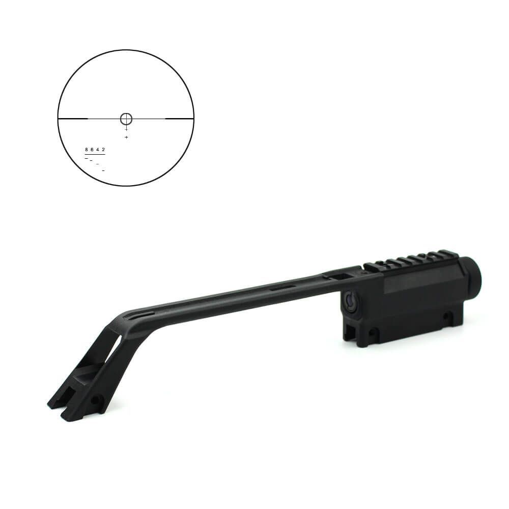 Mirino ottico G36 2.5x10 Manico di Trasporto Ossidazione Nera - G36
