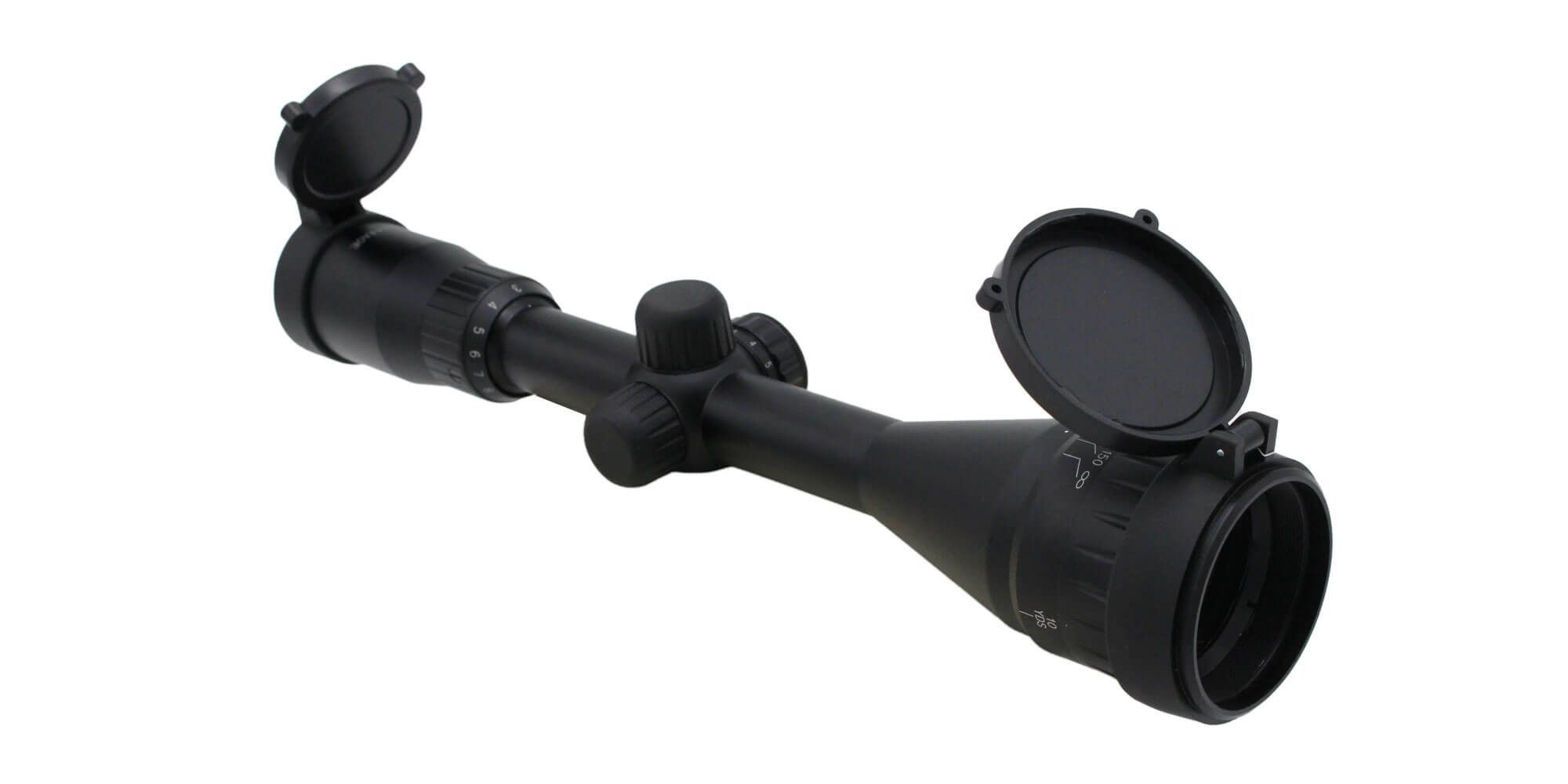 Hunting rifle scope 3-12x44AOE with adjustable objective lens - 3-12X44AOE