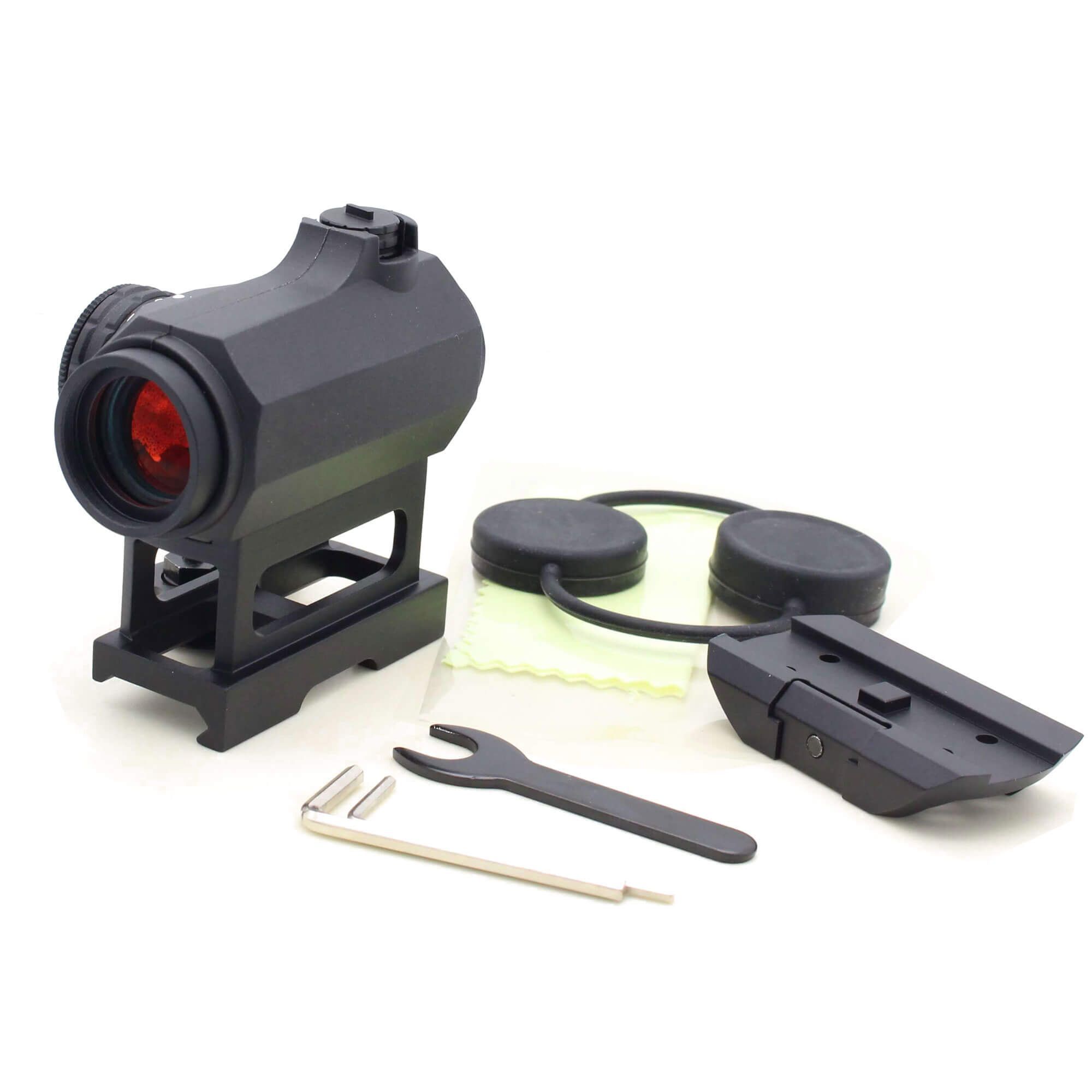 HD-41+QD Punto Rosso 1x20 con Montatura Alta per Fucile - HD-41+QD